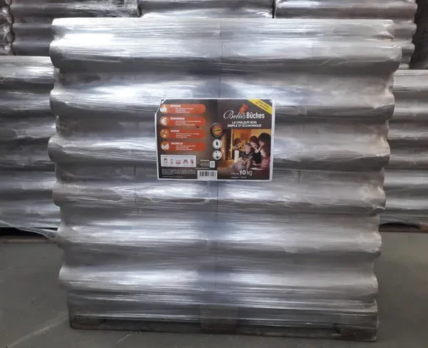 Palette bois densifié BELLES BUCHES 4 x 96