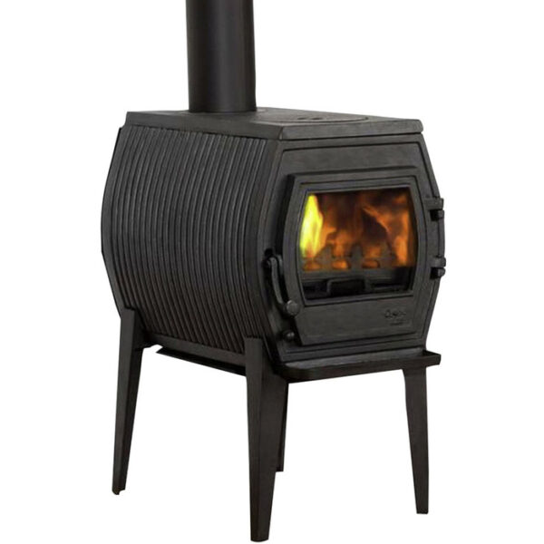 Poêle en fonte GLOBEFIRE Charon I, fonte, 7 kW – noir