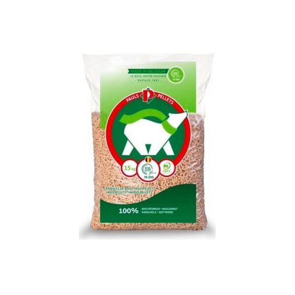 Granulés de bois PAULS Pellets 10 sacs -15kg